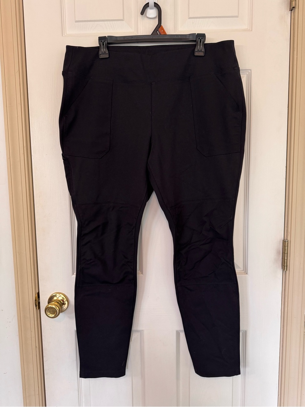 Women's Carhartt Force Stretch Fitted Utility Leggings Size Xl Black Midweight